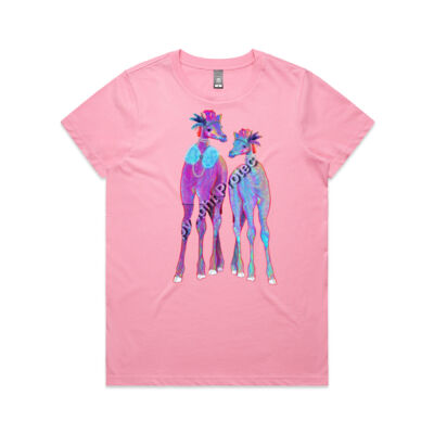 Giraffes and All That Jazz: Women's T-shirt Thumbnail